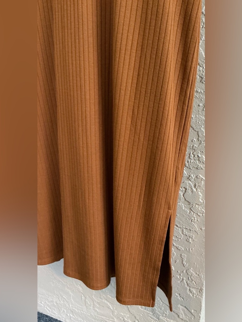 Colleen Lopez Ribbed Polo Shirt Dress - Brown - Picture 3 of 6